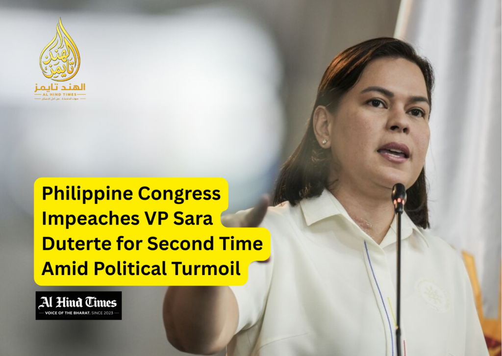 Philippine Congress Impeaches VP Sara Duterte for Second Time Amid Political Turmoil