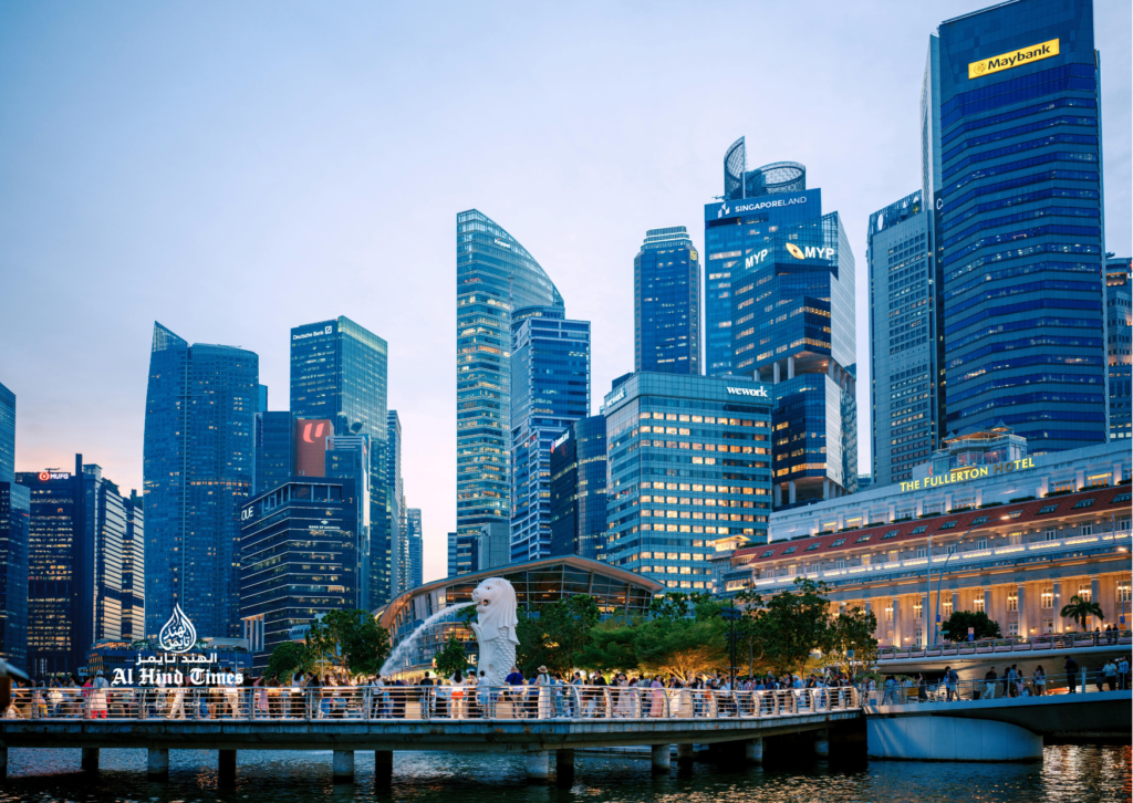 Singapore Airlines aircraft promoting premium Asia travel offers and tourism packages
