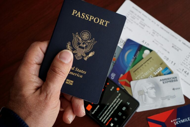 International travelers using UAE digital tourist visa services at Dubai airport