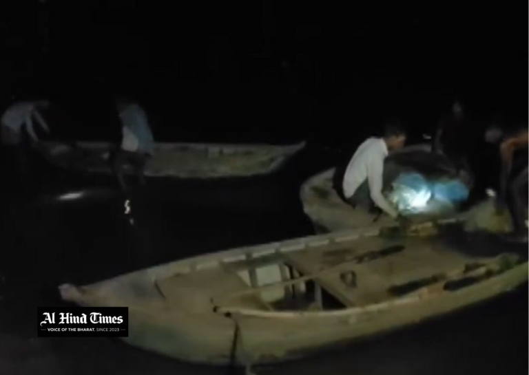 Rescue operation after boat capsized in Yamuna river in 2026