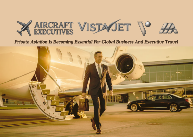 VistaJet business jet representing luxury private aviation and executive travel