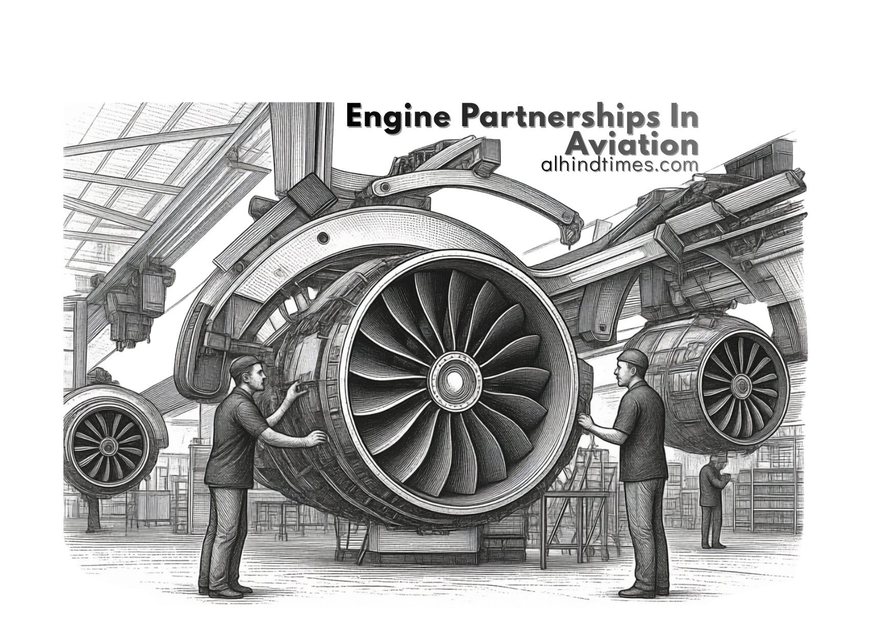Commercial aircraft engine partnerships supporting aviation innovation