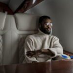 Luxury private jet used by high net worth individuals for executive travel and business mobility