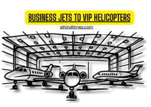 Private business jet and VIP helicopter representing the growth of executive aviation worldwide
