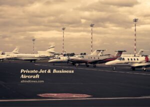 Professional aircraft acquisition consultant inspecting a modern business jet before international purchase.