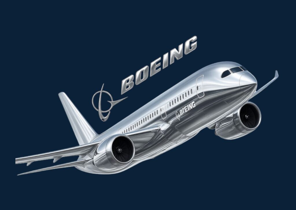 Boeing commercial aircraft representing aerospace engineering, defense technologies, aviation manufacturing and global aerospace innovation.