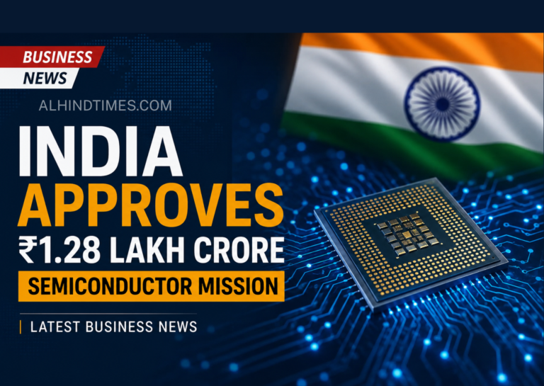 India Approves ₹1.28 Lakh Crore Semiconductor Mission | Latest Business News