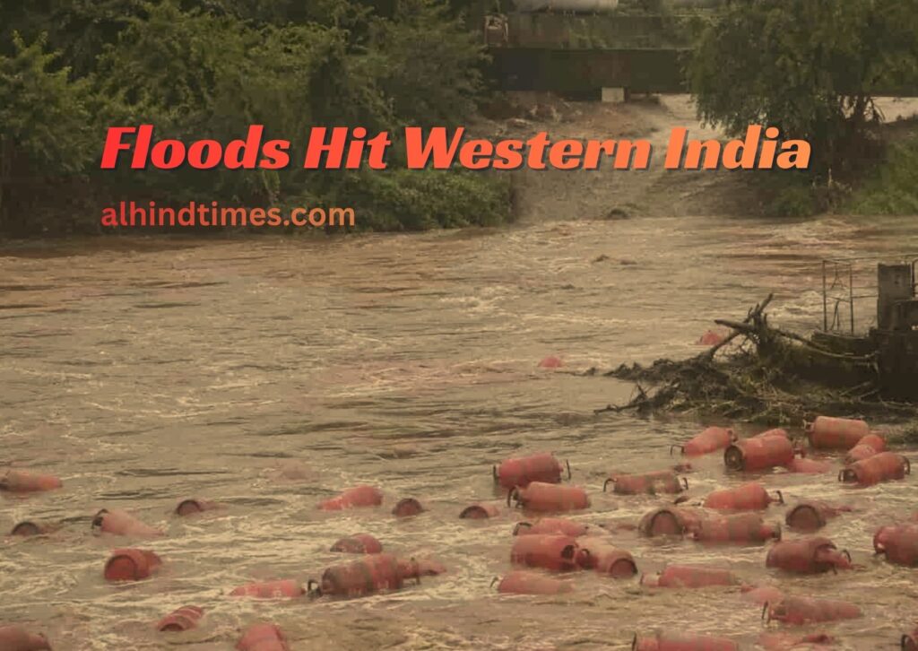 🌊 Thousands of LPG Gas Cylinders Swept Away as Floods Hit Western India