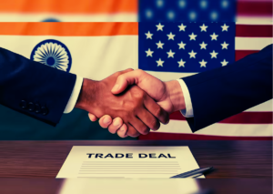 India and United Kingdom flags representing the implementation of the India UK Free Trade Agreement.