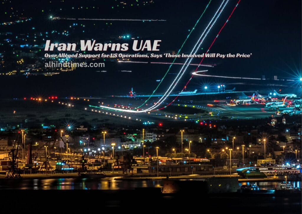 🌍 Iran Warns UAE Over Alleged Support for US Operations, Says ‘Those Involved Will Pay the Price’