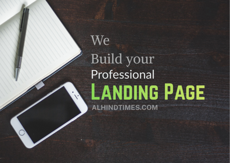 Professional landing page designer creating a modern lead generation webpage optimized for conversions, Google Ads and mobile devices.