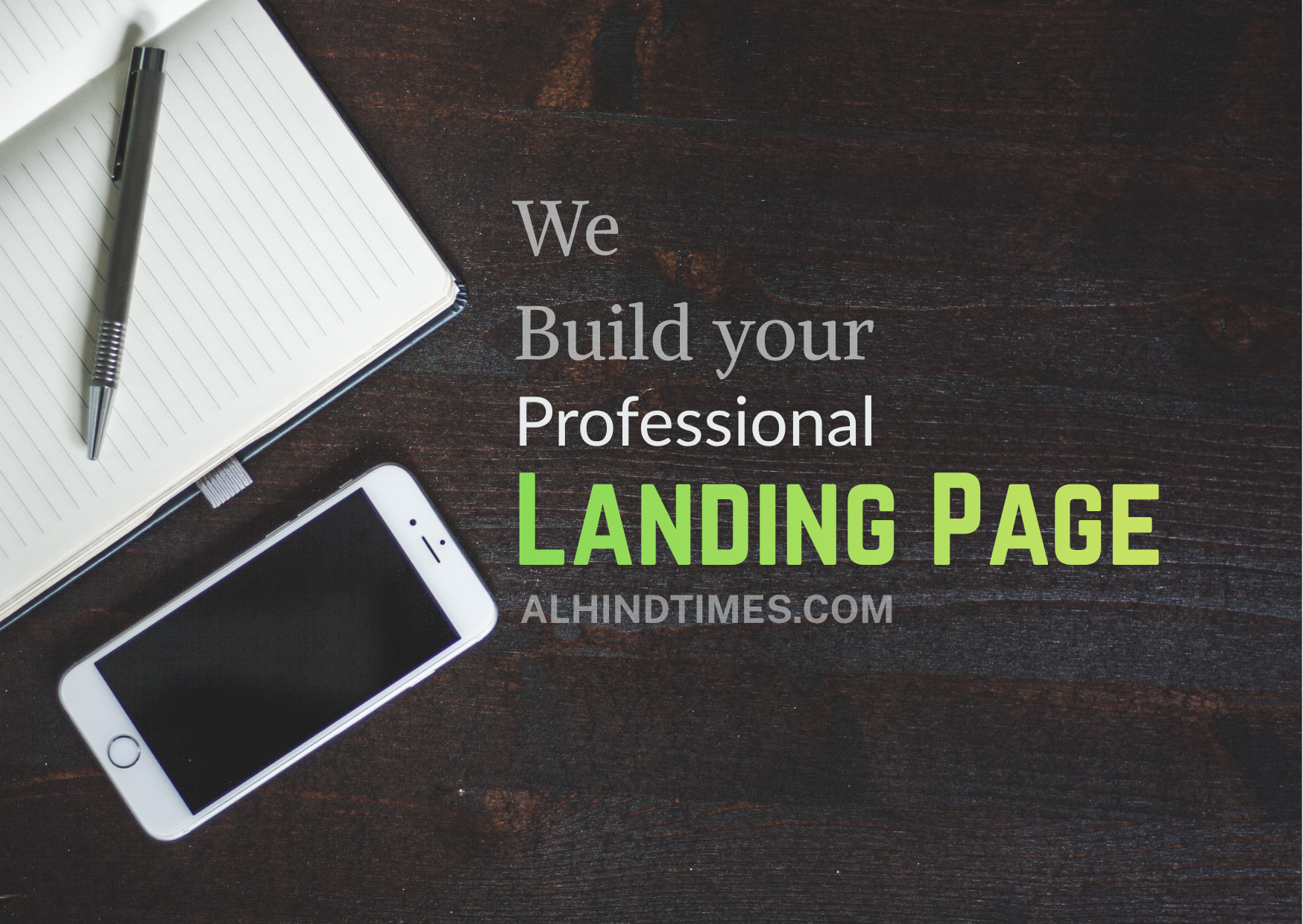 Professional landing page designer creating a modern lead generation webpage optimized for conversions, Google Ads and mobile devices.