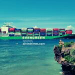 Cargo ships navigating international trade routes as global supply chains monitor Middle East developments.