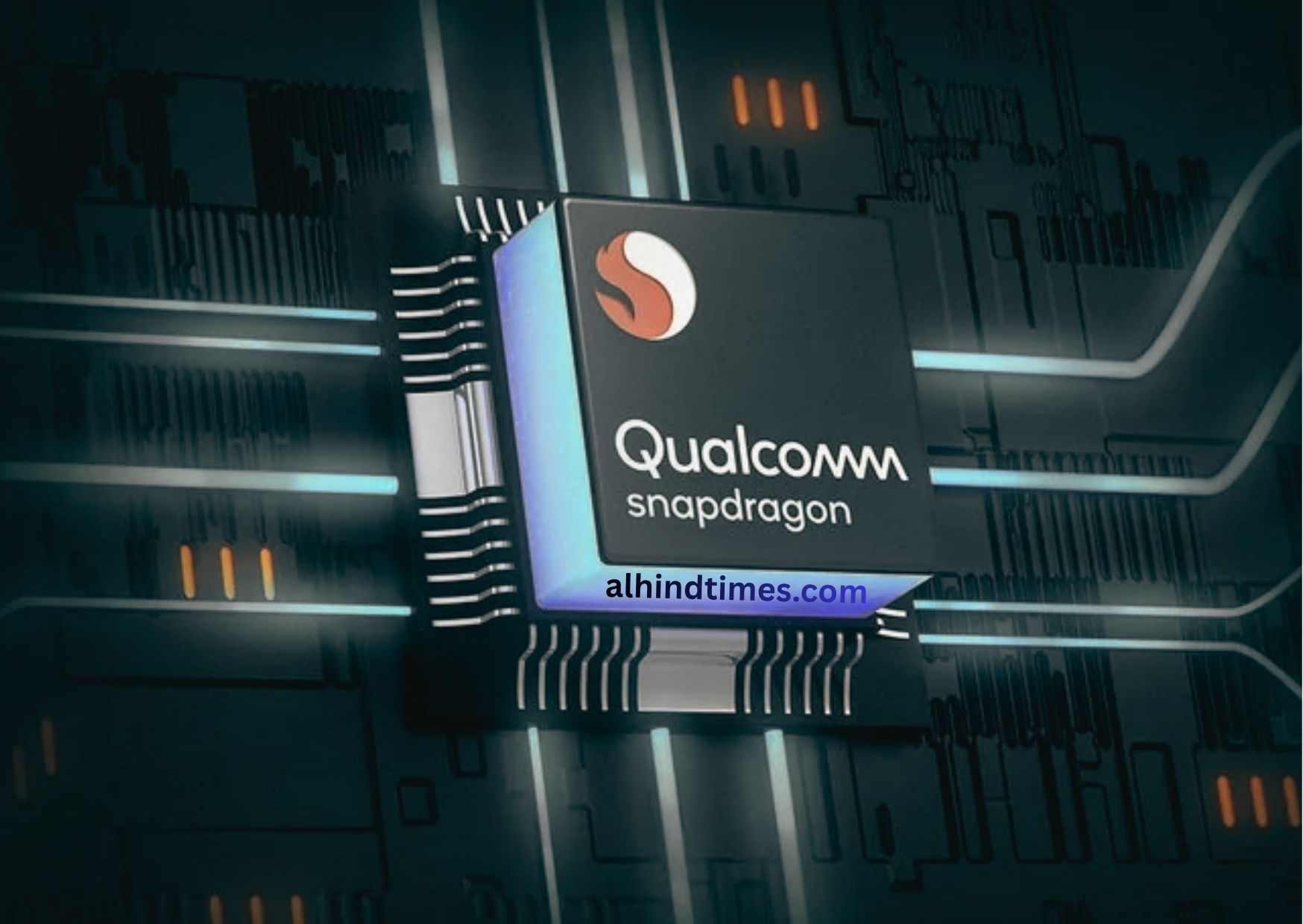 Qualcomm headquarters representing AI innovation, Snapdragon processors and advanced 5G wireless technologies.