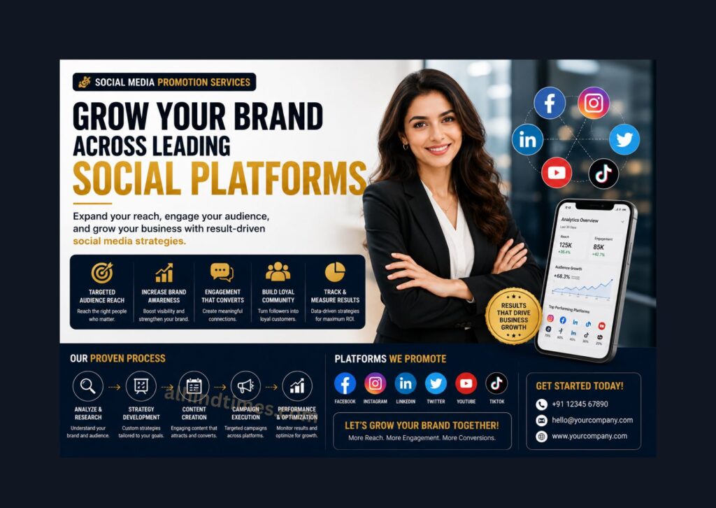 Social Media Promotion Services: Grow Your Brand Across Leading Social Platforms