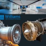 Williams International turbofan engine powering a modern business jet.