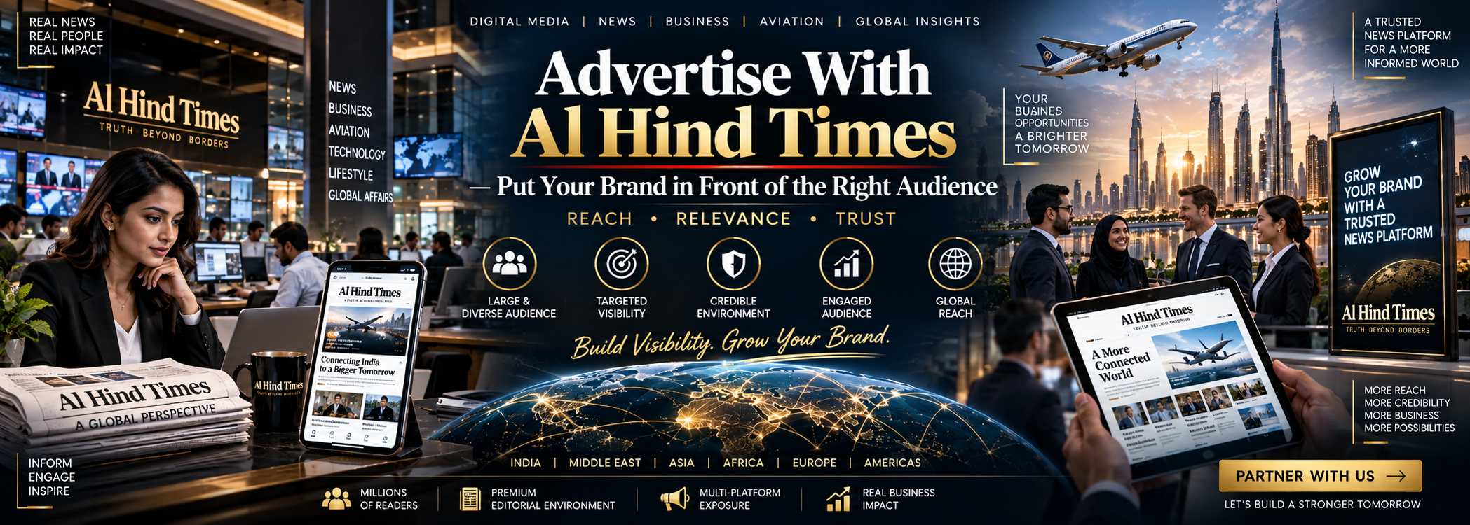 Advertise with Al Hind Times for digital media and business promotion