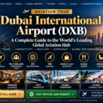 Dubai International Airport DXB terminal and aircraft