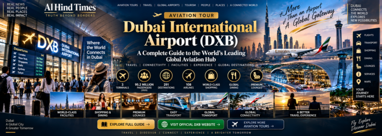 Dubai International Airport DXB terminal and aircraft
