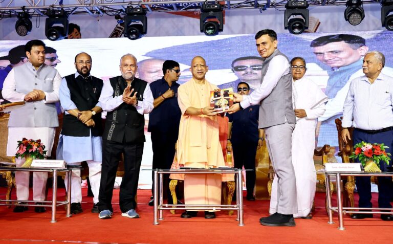 CM Yogi Adityanath at 5th Gomti Book Festival 2026 in Lucknow