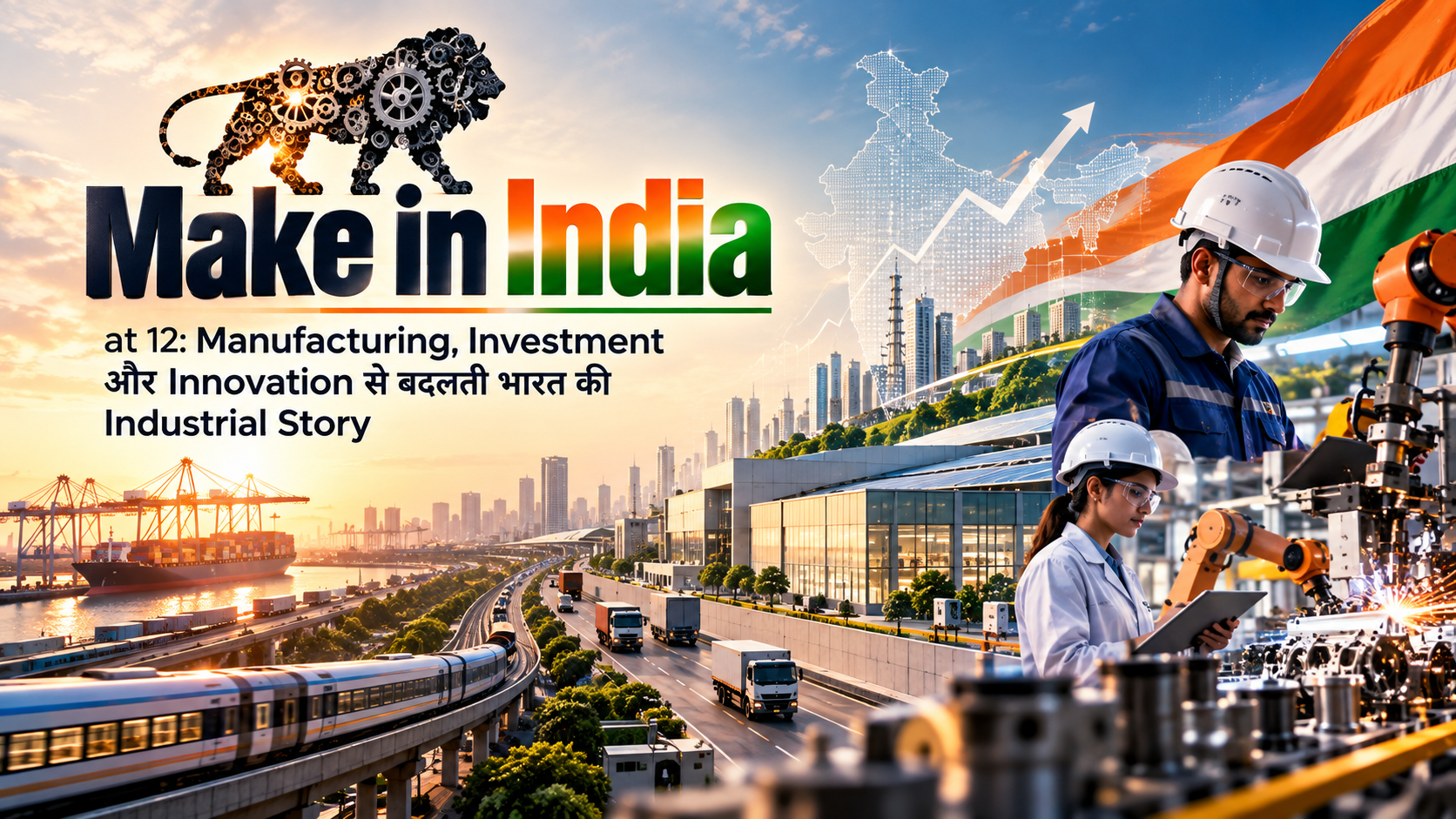 Make in India 12 years manufacturing growth and industrial development