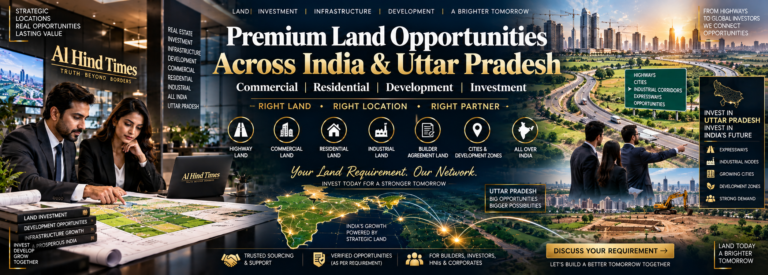 Premium commercial residential and large land opportunities across India and Uttar Pradesh
