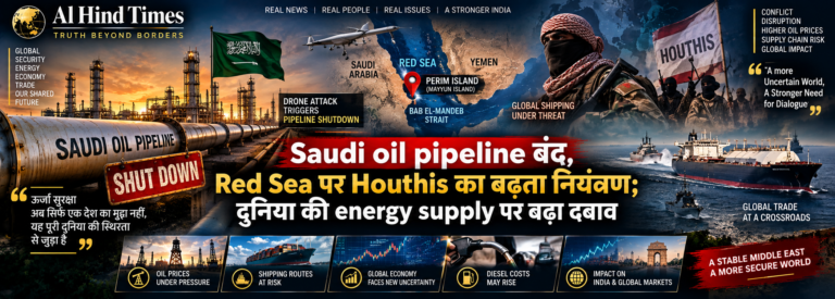Saudi oil pipeline shutdown and Houthi control of Red Sea shipping route