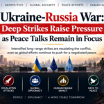 Ukraine Russia war and peace talks represented by a map of the conflict region